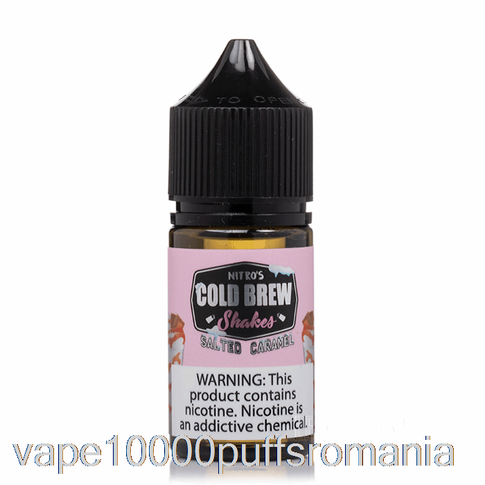 Vape Romania Caramel Sarat - Nitros Cold Brew Saruri - 30ml 45mg